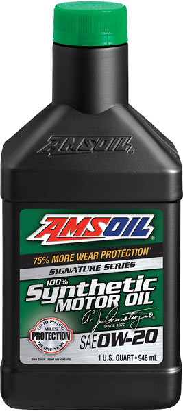 AMSOIL® 0W-20 Signature Series Oil Bottle
