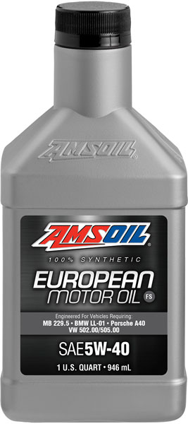 AMSOIL® 5W-40 FS Synthetic European Motor Oil Bottle