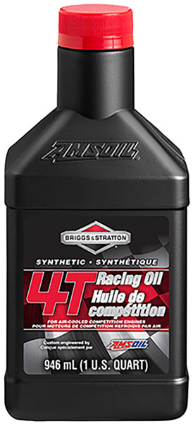 AMSOIL® Briggs & Stratton Synthetic 4T Racing Oil bottle
