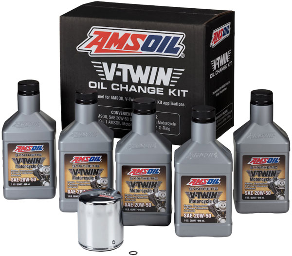 AMSOIL® V-Twin Oil Change Kit (HDMC)