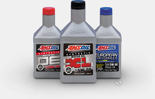 AMSOIL Synthetic Oil bottles