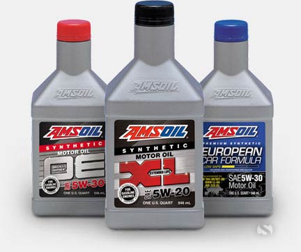 AMSOIL Synthetic Oil bottles