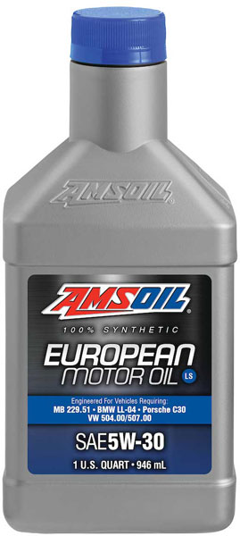 AMSOIL® 5W-30 LS European Motor Oil Bottle