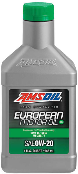 AMSOIL® 0W-20 LS European Oil Bottle