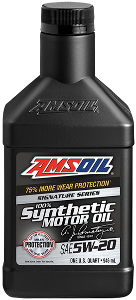 AMSOIL® 5W-20 Signature Series Oil Bottle