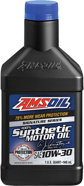 AMSOIL® 10W-30 Signature Series Oil Bottle