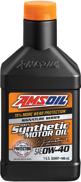 AMSOIL® 0W-40 Signature Series Oil