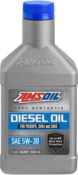 AMSOIL® 5W-30 Diesel Motor Oil Bottle