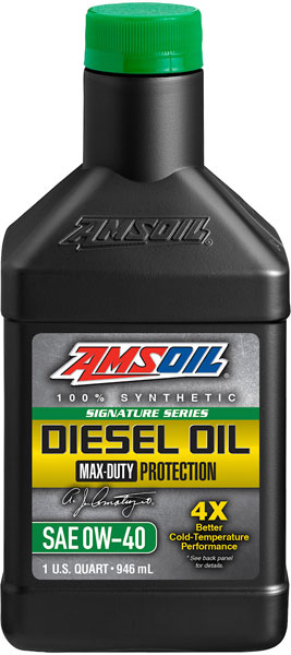 AMSOIL® 0W-40 Signature Series Oil Bottle