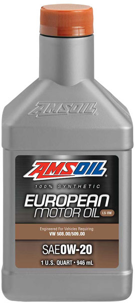 AMSOIL® 0W-20 VW European Oil Bottle