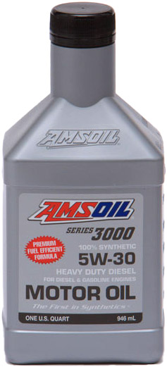 AMSOIL® 5W-30 Series 3000 Heavy Duty Diesel Oil Bottle