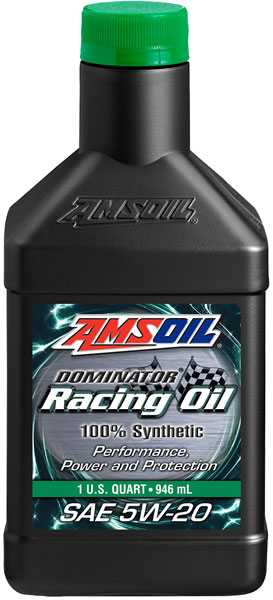 AMSOIL® 5W-20 DOMINATOR® Racing Diesel Oil Bottle