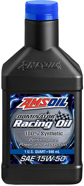 AMSOIL® 15W-50 DOMINATOR® Racing Diesel Oil Bottle