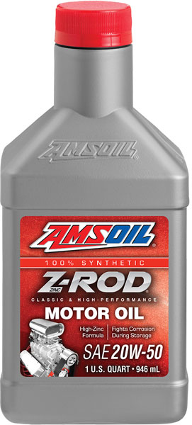 AMSOIL® 20W-50 Z-ROD® Motor Oil Bottle