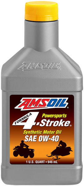 AMSOIL® Formula 4-Stroke® Powersports Synthetic Oil bottle