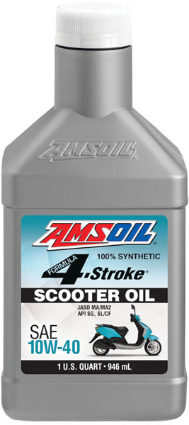 AMSOIL® Formula 4-Stroke Synthetic Scooter bottle