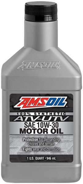 AMSOIL® 10W-30 Synthetic ATV/UTV Motor Oil bottle