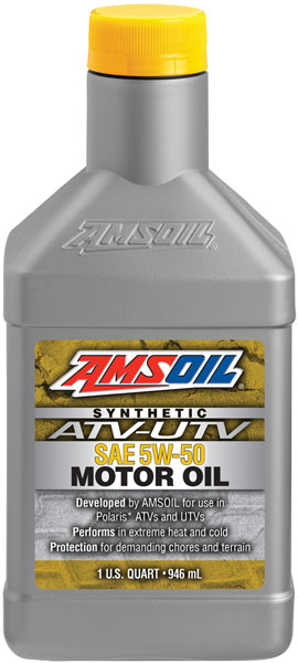 AMSOIL® 5W-50 Synthetic ATV/UTV Motor Oil bottle