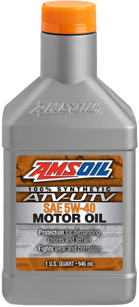 AMSOIL® 5W-40 Synthetic ATV/UTV Motor Oil bottle