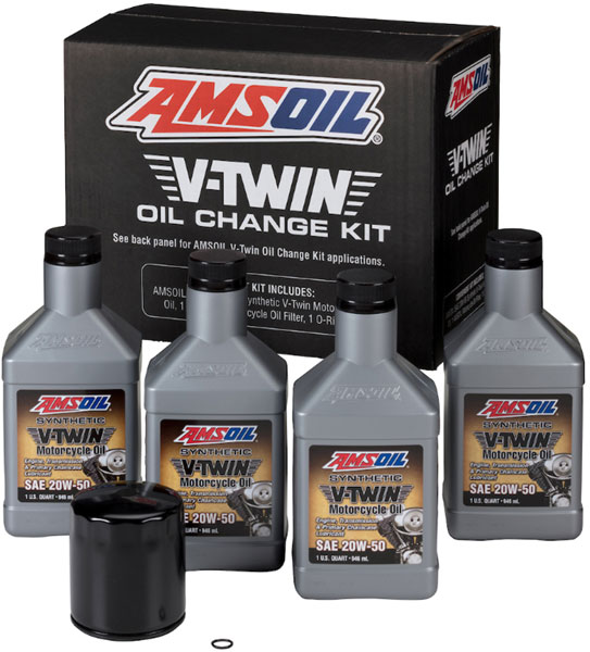 AMSOIL® V-Twin Oil Change Kit (HDBK)