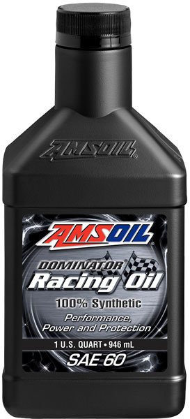 AMSOIL® SAE 60 DOMINATOR® Racing Oil Bottle