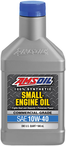 AMSOIL® 10W-40 Synthetic Small Engine Oil bottle